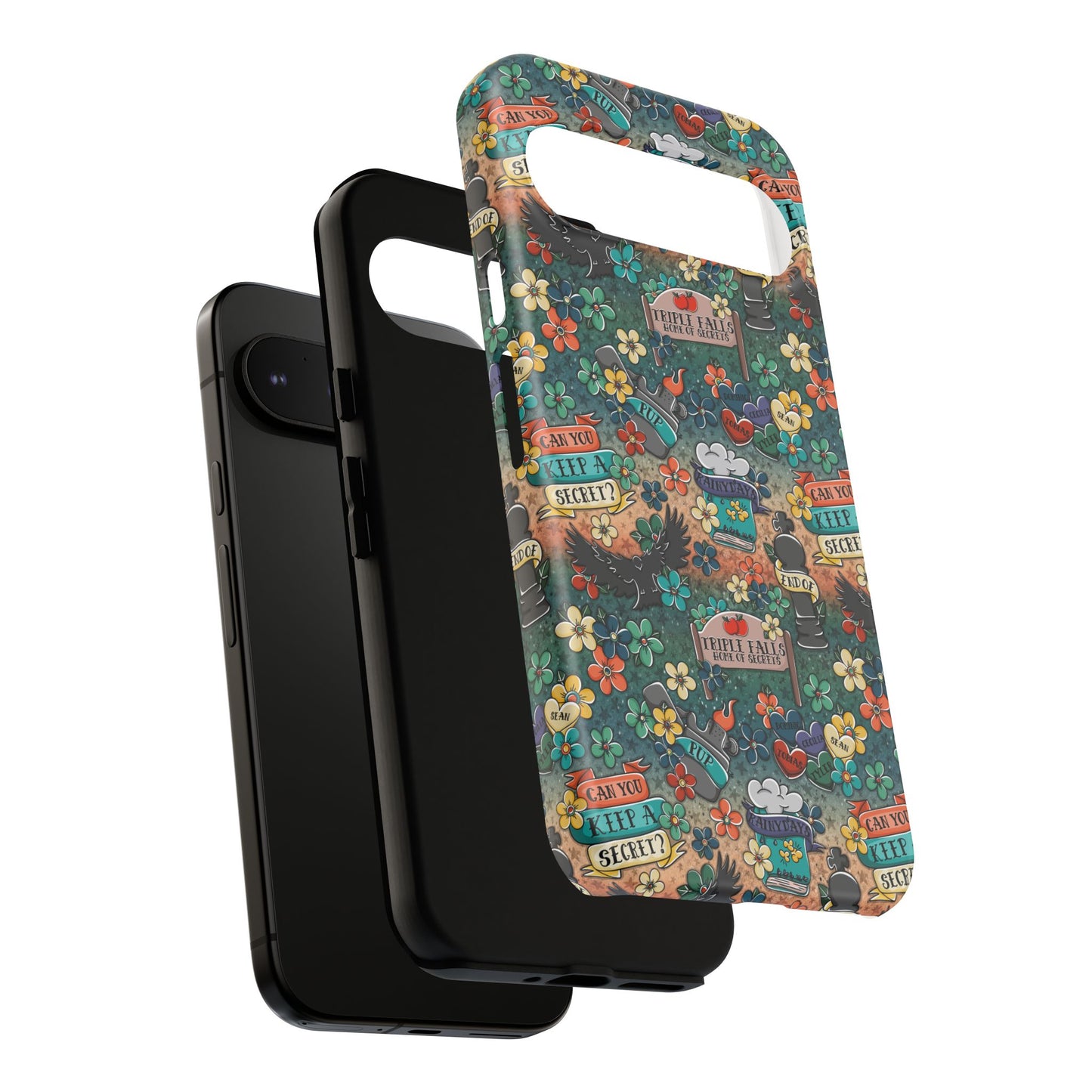 Triple Falls Tough Phone Case | Shockproof | Samsung Case | Google Case | Bookish