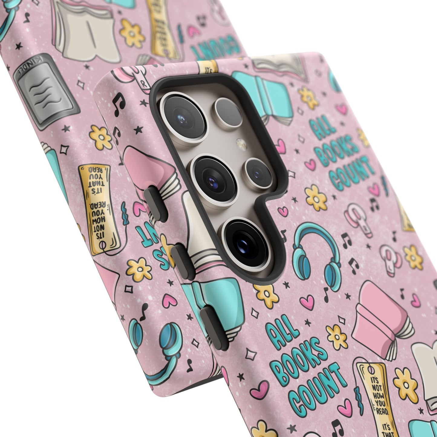 All Books Count Tough Phone Case | Shockproof | Samsung Case | Google Case | Bookish