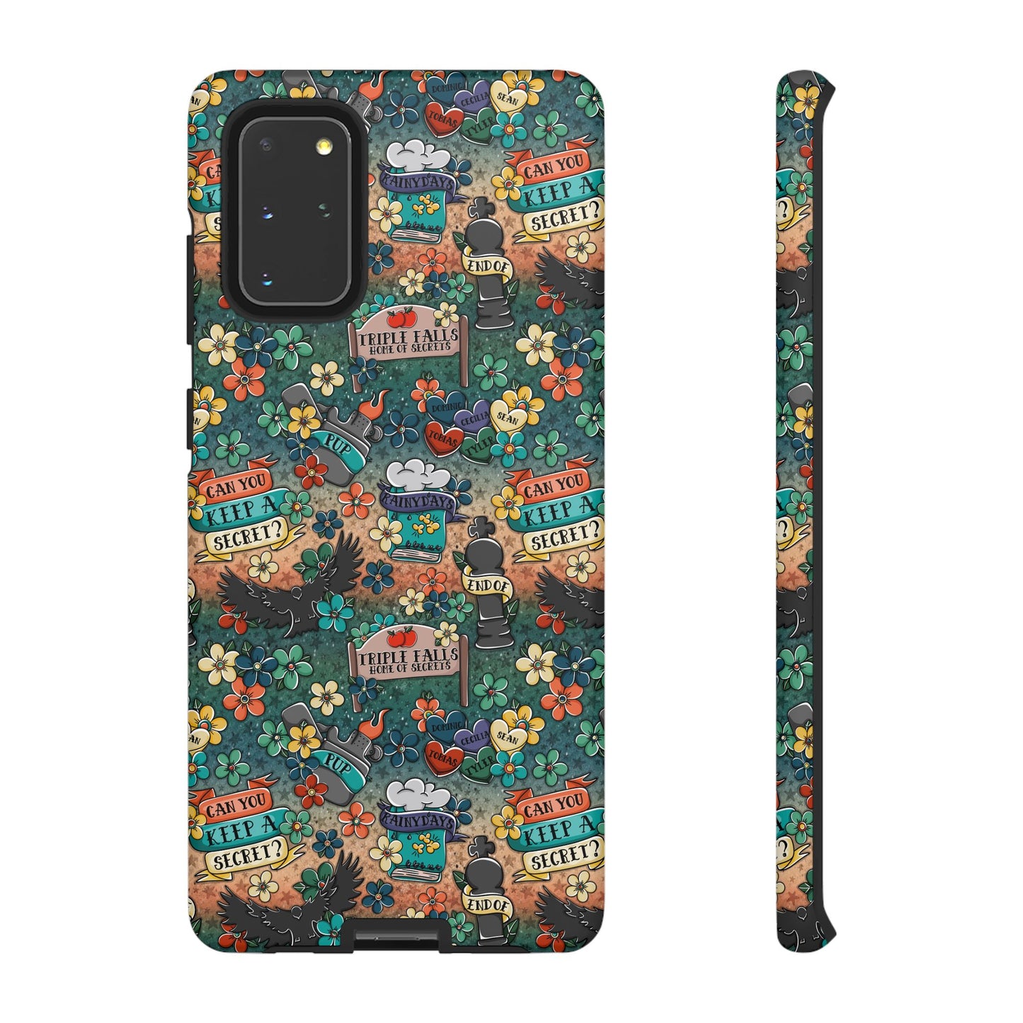 Triple Falls Tough Phone Case | Shockproof | Samsung Case | Google Case | Bookish