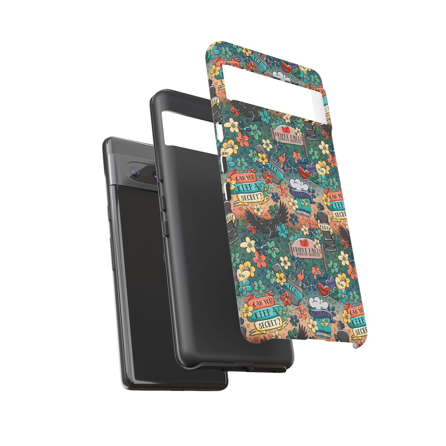Triple Falls Tough Phone Case | Shockproof | Samsung Case | Google Case | Bookish