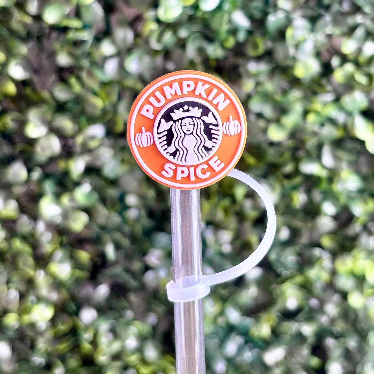 Pumpkin Spice Straw Topper