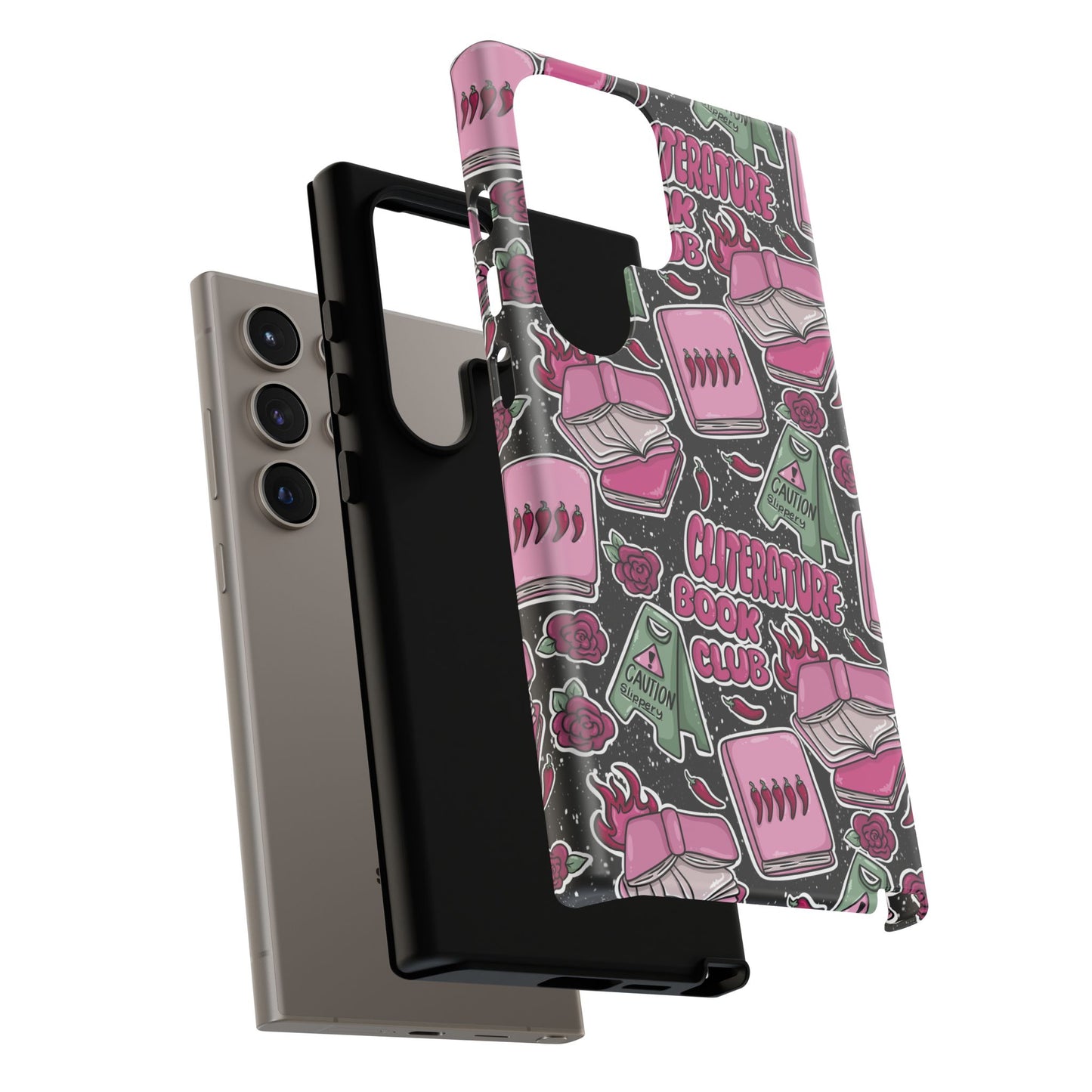 Cliterature Book Club Tough Phone Case | Shockproof | Samsung Case | Google Case | Bookish