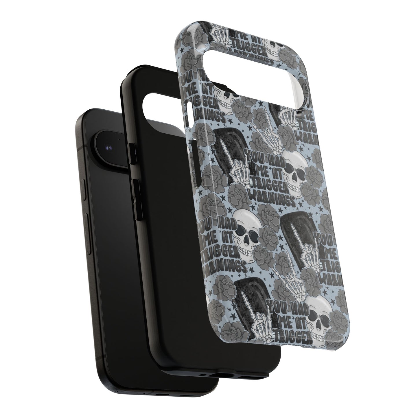 Trigger Warning Tough Phone Case | Shockproof | Samsung Case | Google Case | Bookish