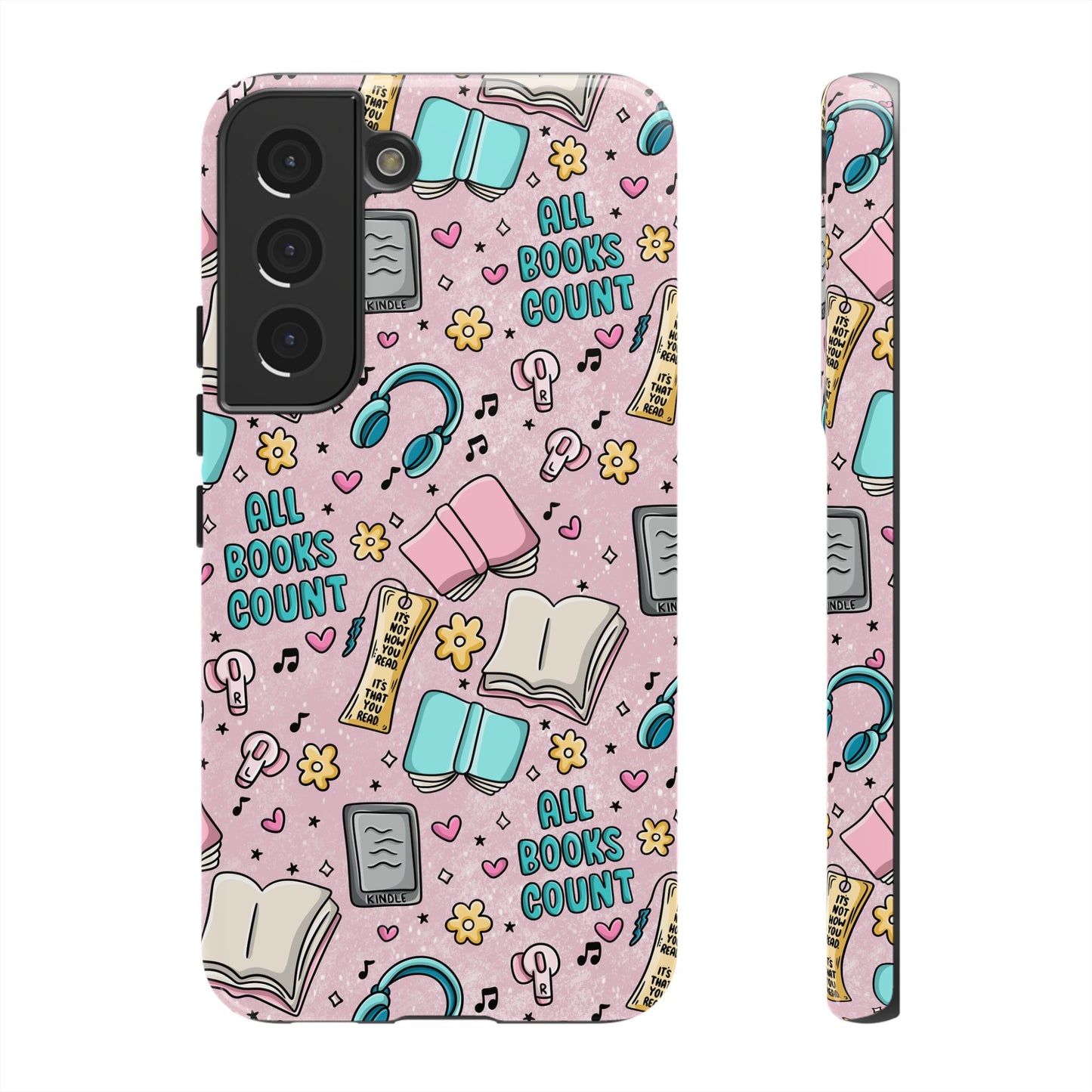 All Books Count Tough Phone Case | Shockproof | Samsung Case | Google Case | Bookish
