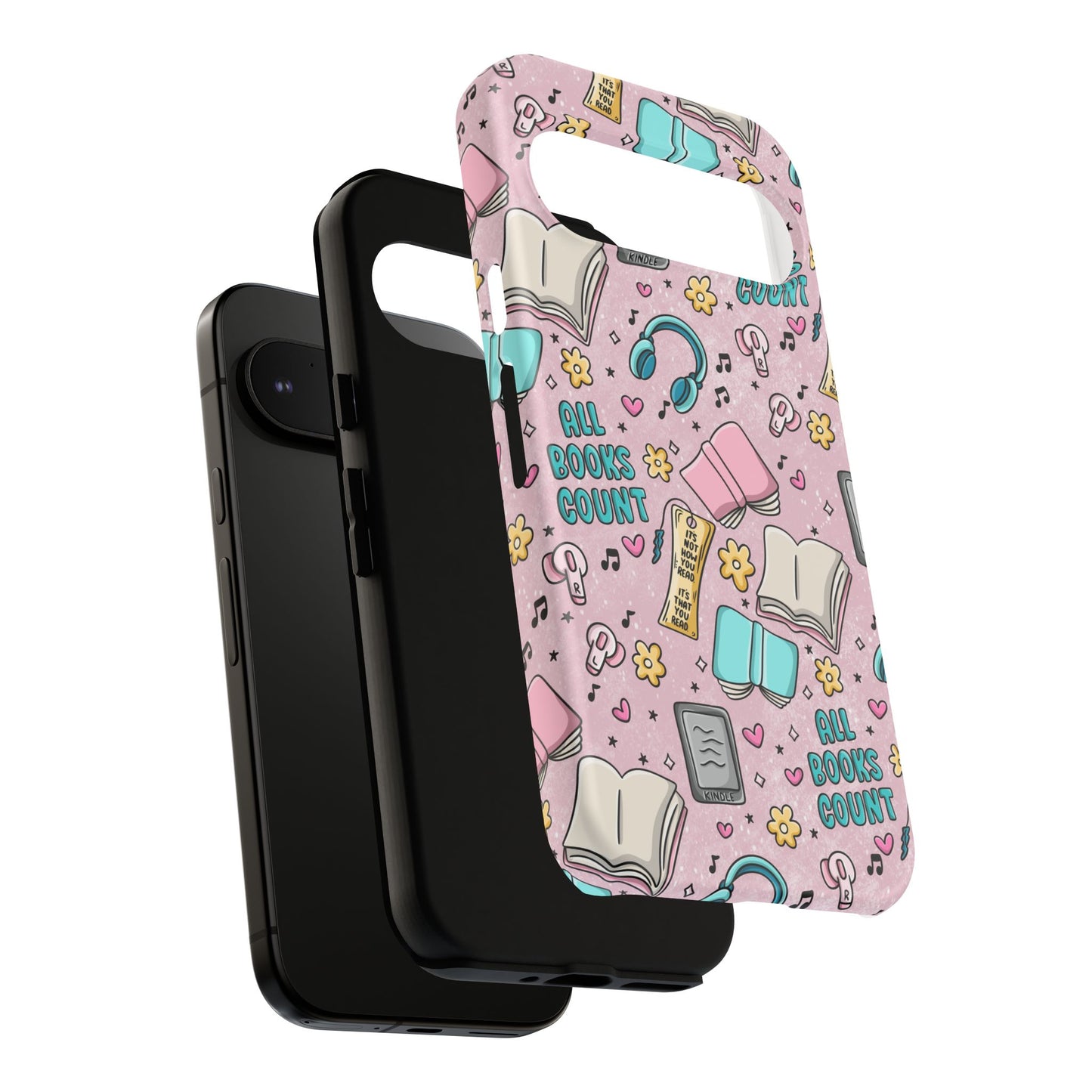 All Books Count Tough Phone Case | Shockproof | Samsung Case | Google Case | Bookish