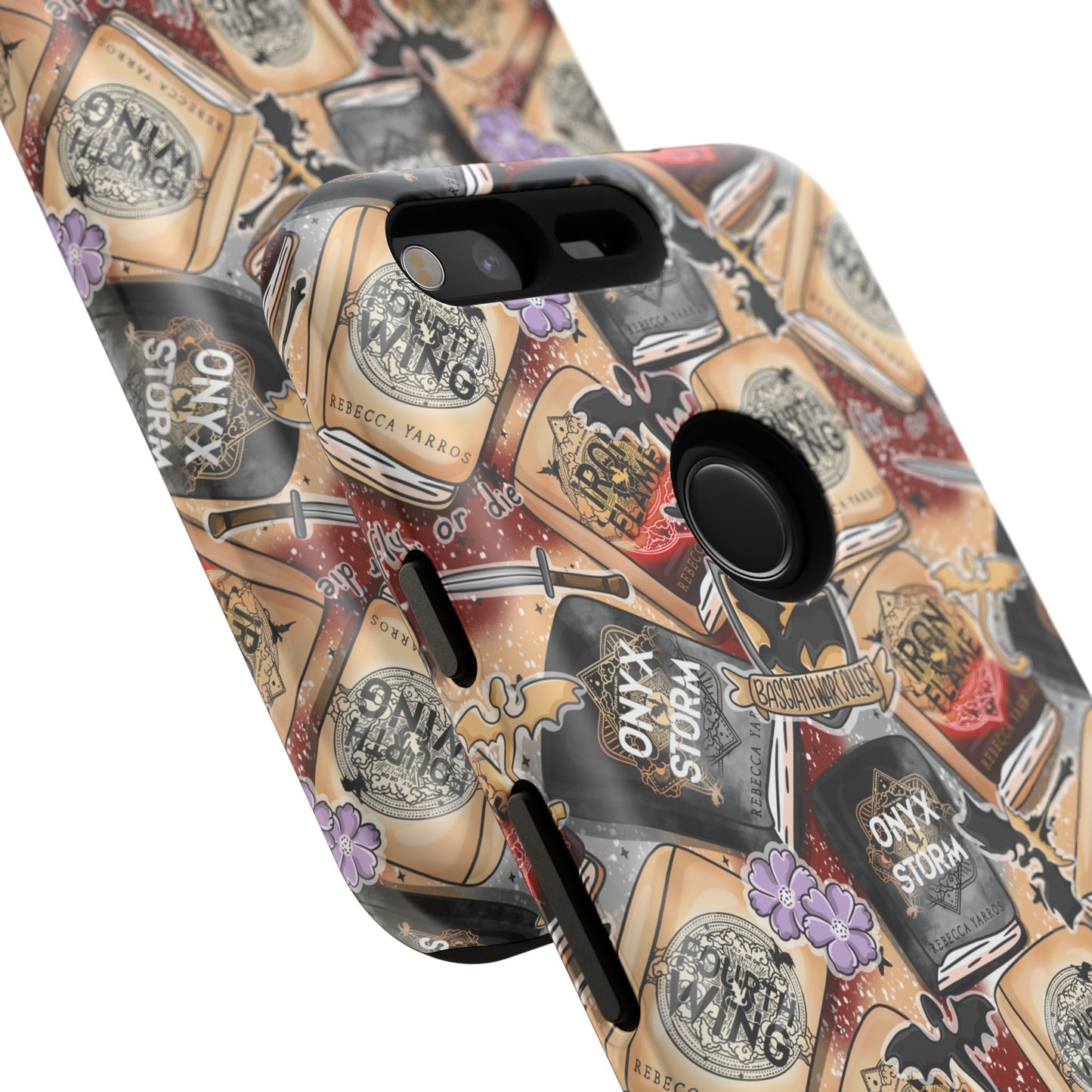 Fourth Wing Tough Phone Case | Shockproof | Samsung Case | Google Case | Bookish