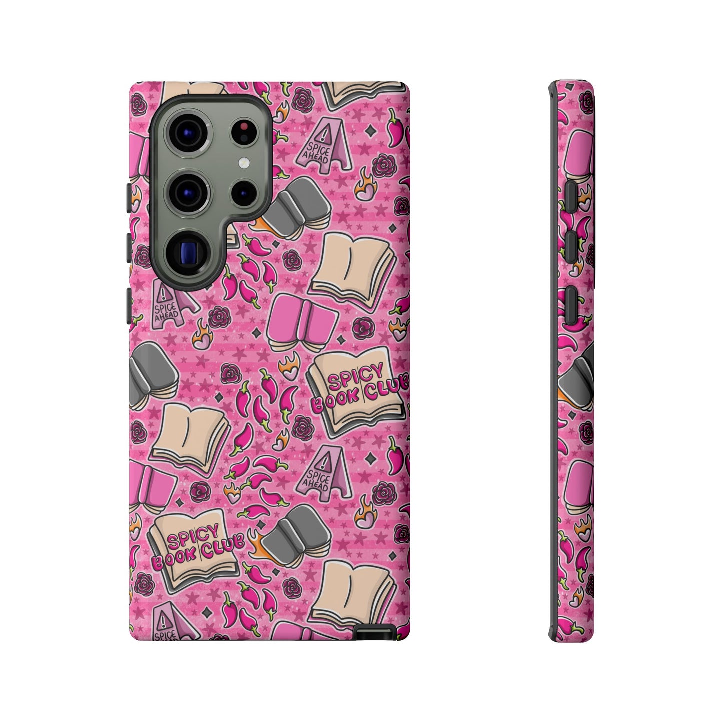 Spicy Book Club Tough Phone Case | Shockproof | Samsung Case | Google Case | Bookish