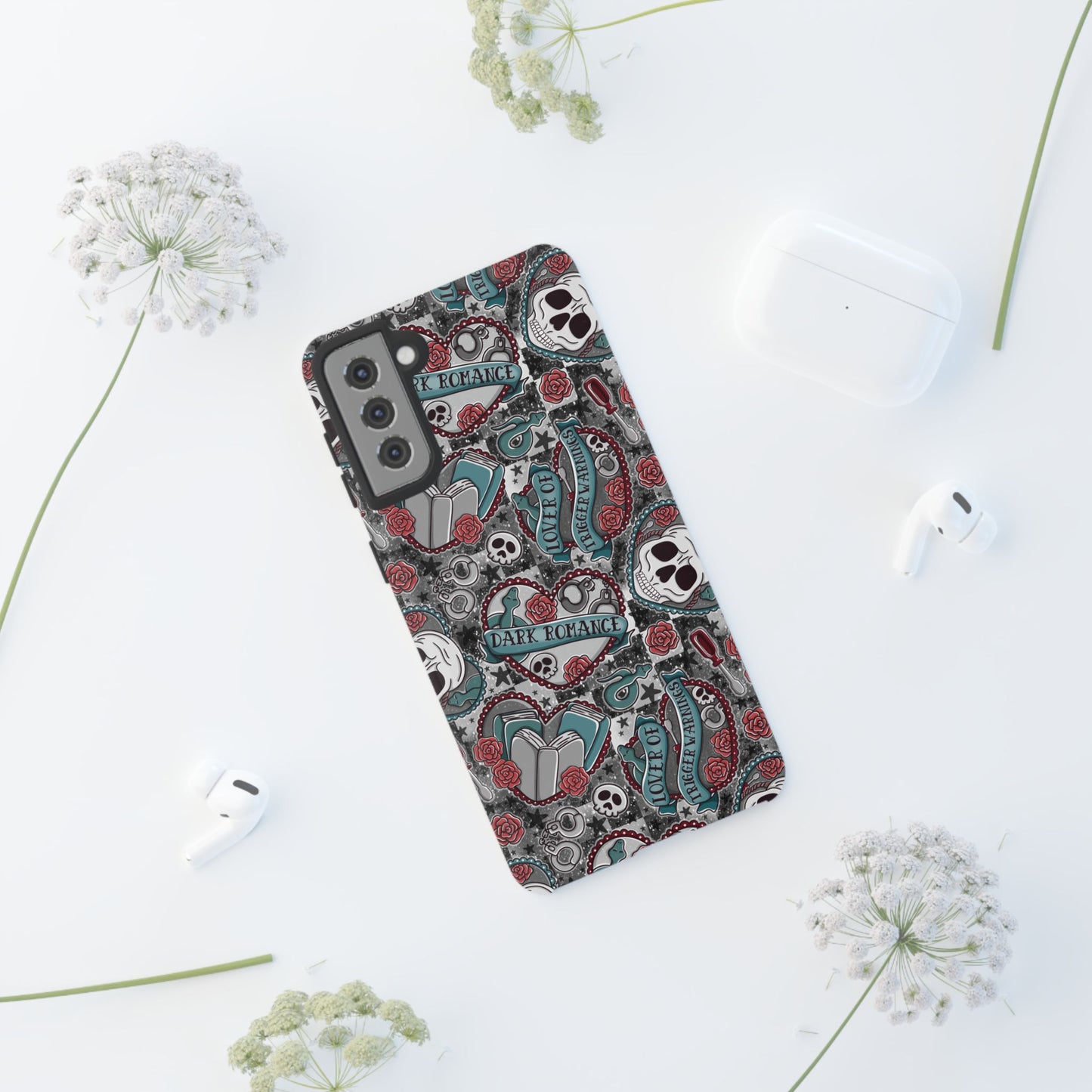 Dark Romance Tough Phone Case | Shockproof | Samsung Case | Google Case | Bookish