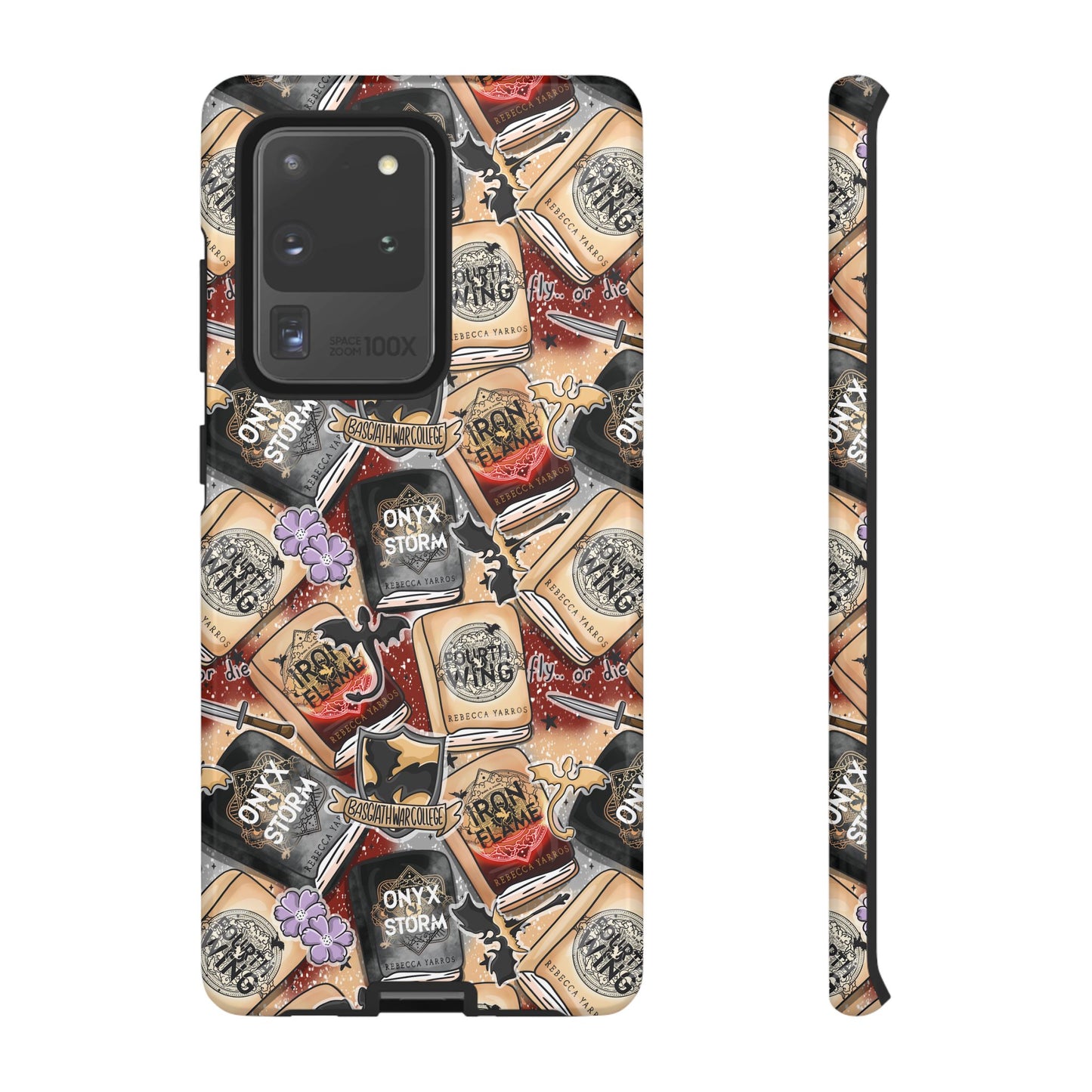Fourth Wing Tough Phone Case | Shockproof | Samsung Case | Google Case | Bookish