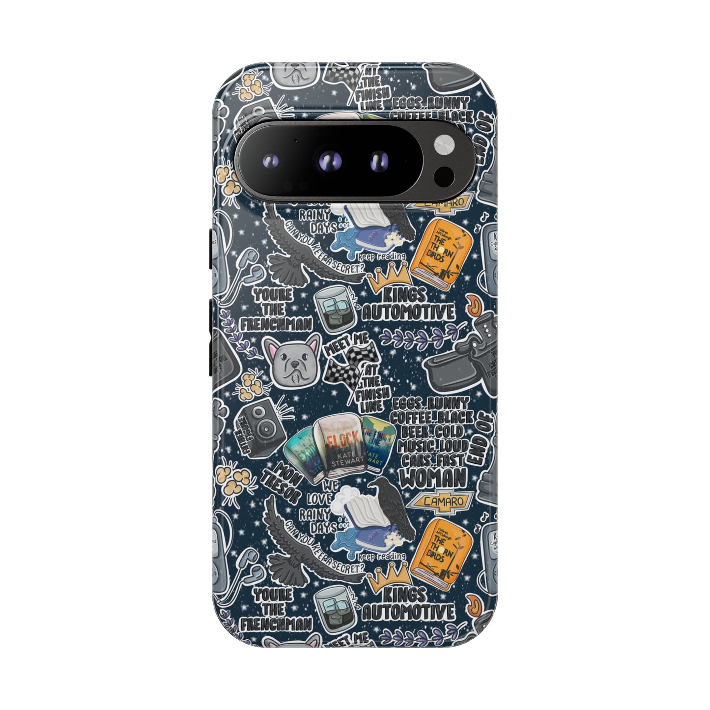 Triple Falls Tough Phone Case | Shockproof | Samsung Case | Google Case | Bookish
