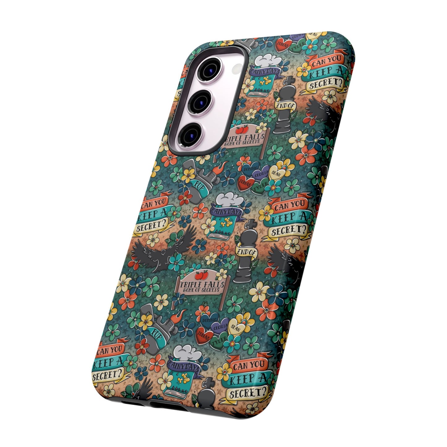 Triple Falls Tough Phone Case | Shockproof | Samsung Case | Google Case | Bookish
