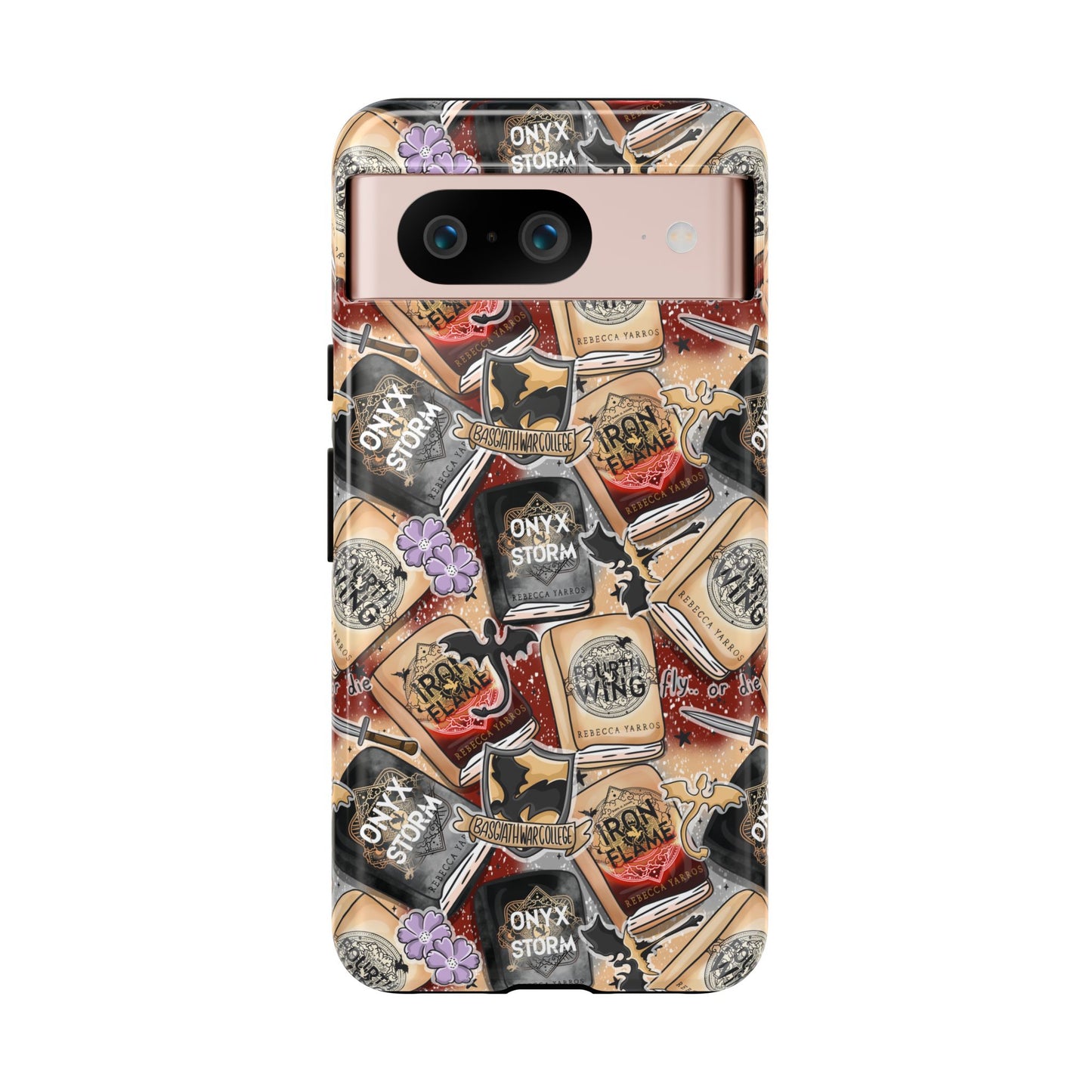 Fourth Wing Tough Phone Case | Shockproof | Samsung Case | Google Case | Bookish