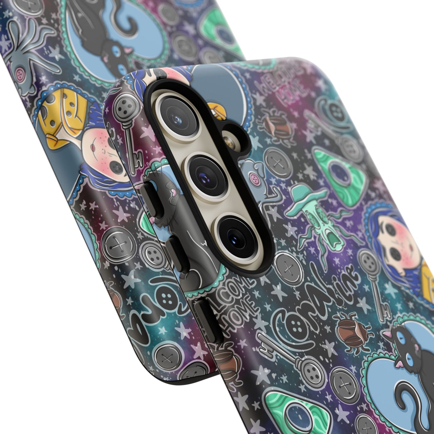Button Girl Tough Phone Case | Shockproof | Samsung Case | Google Case |