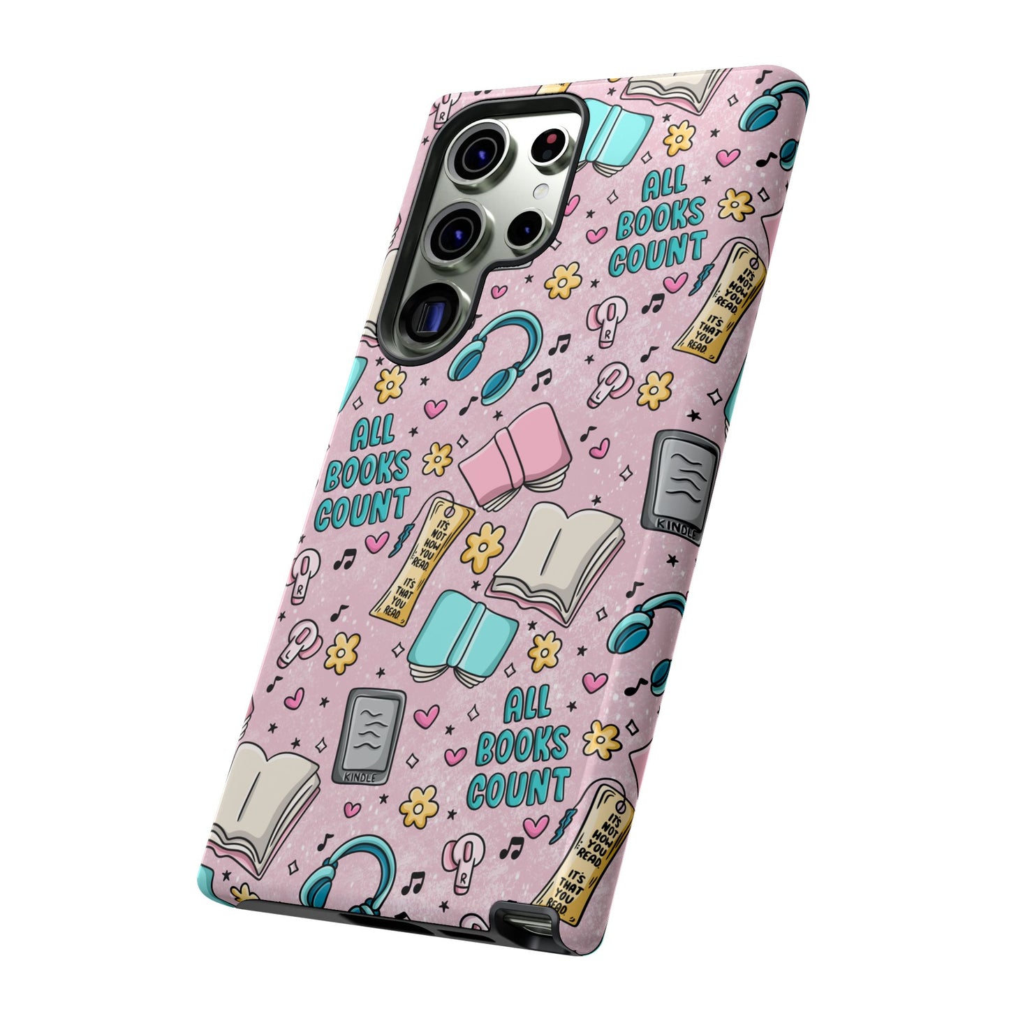 All Books Count Tough Phone Case | Shockproof | Samsung Case | Google Case | Bookish