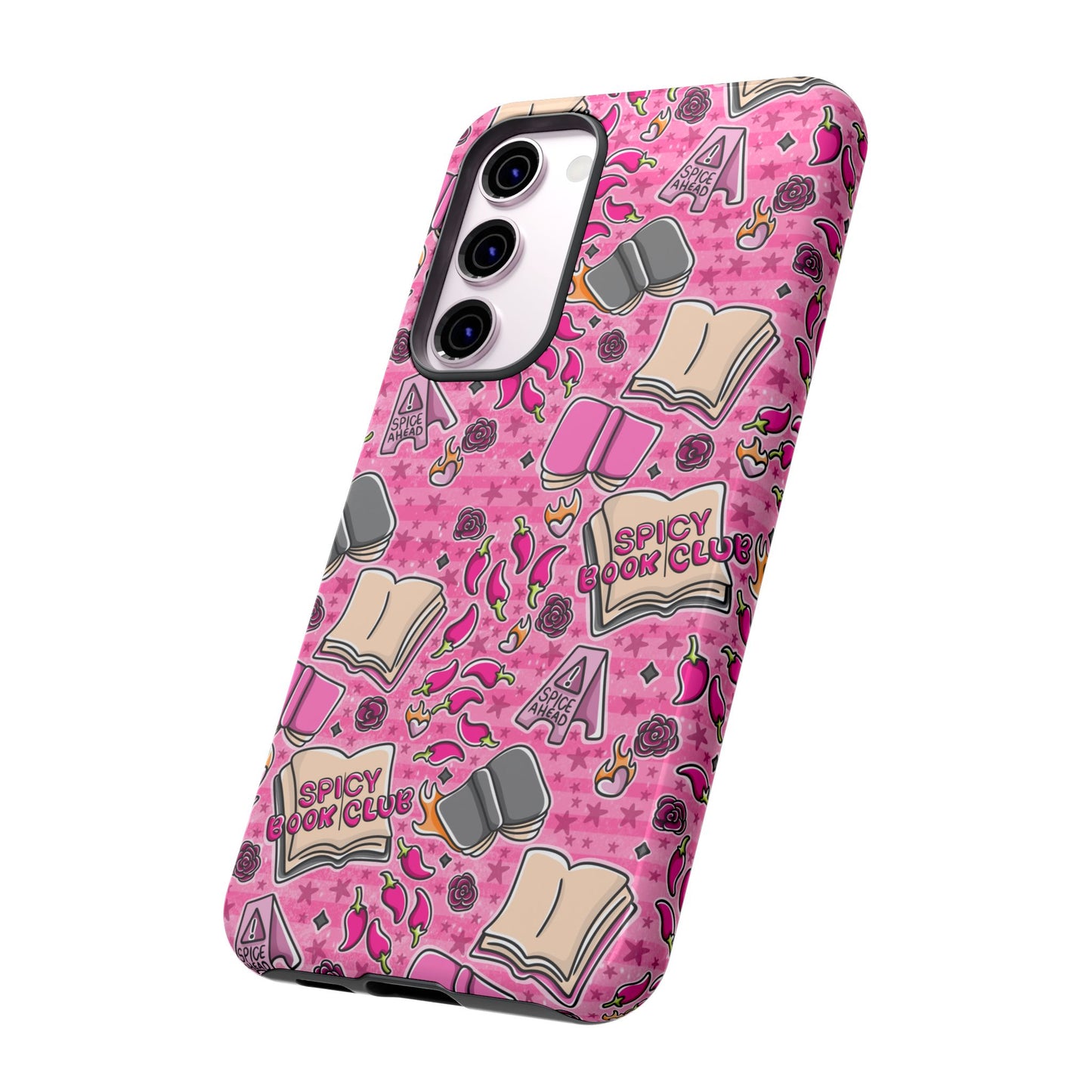 Spicy Book Club Tough Phone Case | Shockproof | Samsung Case | Google Case | Bookish