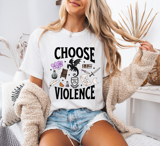 Choose Violence Comfort Colors T-Shirt