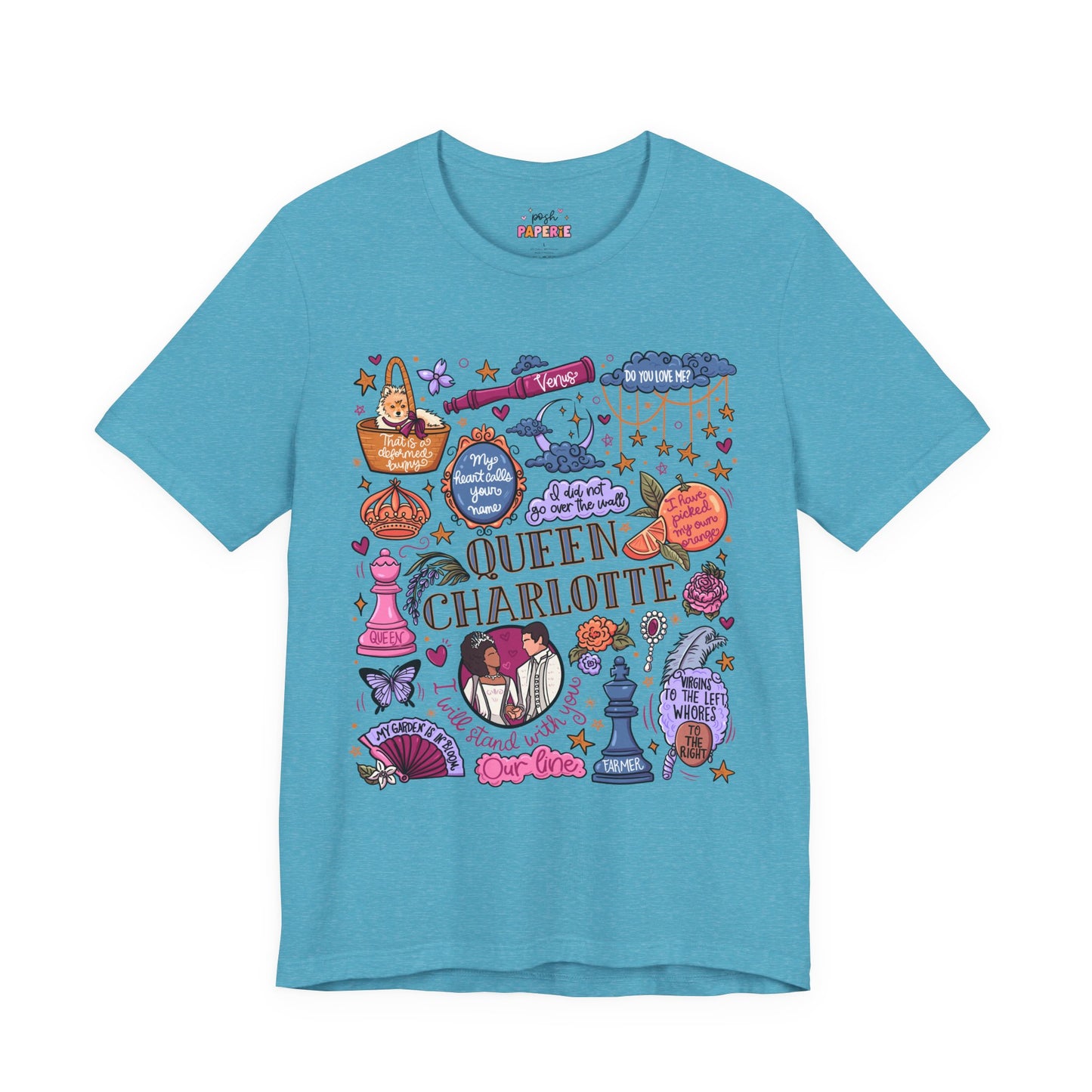 Queen Charlotte T-Shirt | Graphic Tee | Bookish Merch |