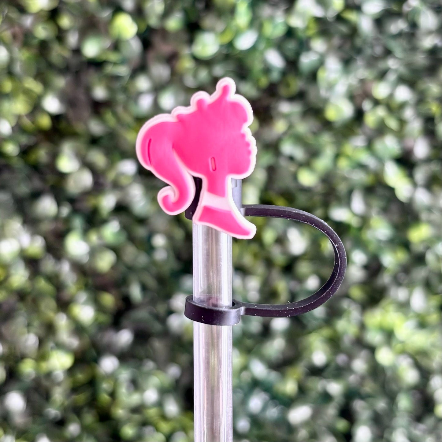 Barbie Head Straw Topper