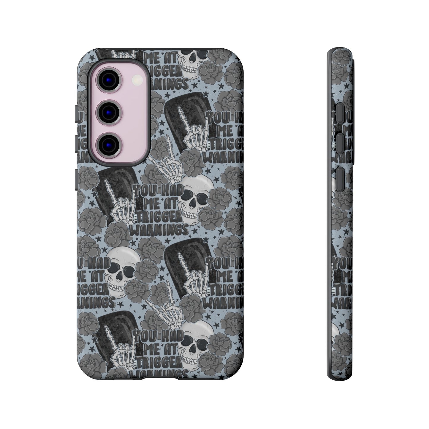 Trigger Warning Tough Phone Case | Shockproof | Samsung Case | Google Case | Bookish