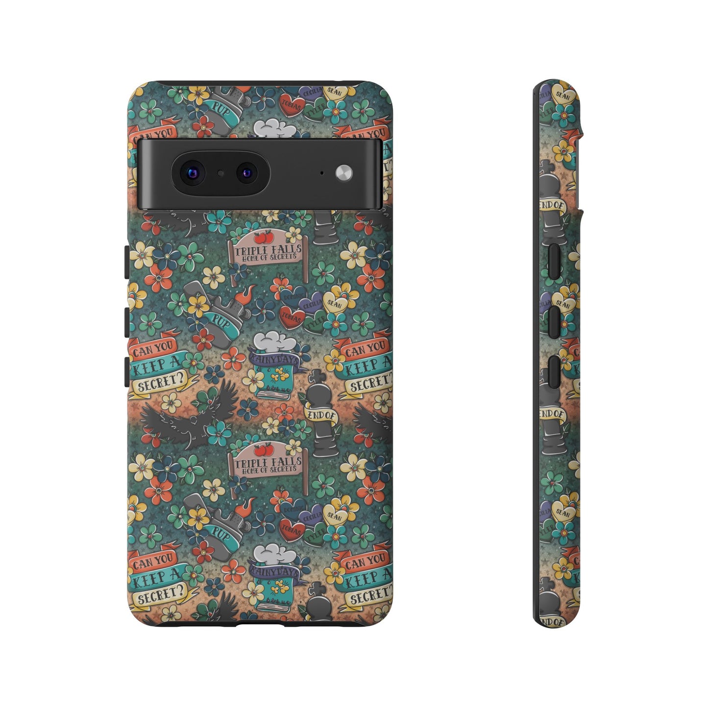 Triple Falls Tough Phone Case | Shockproof | Samsung Case | Google Case | Bookish