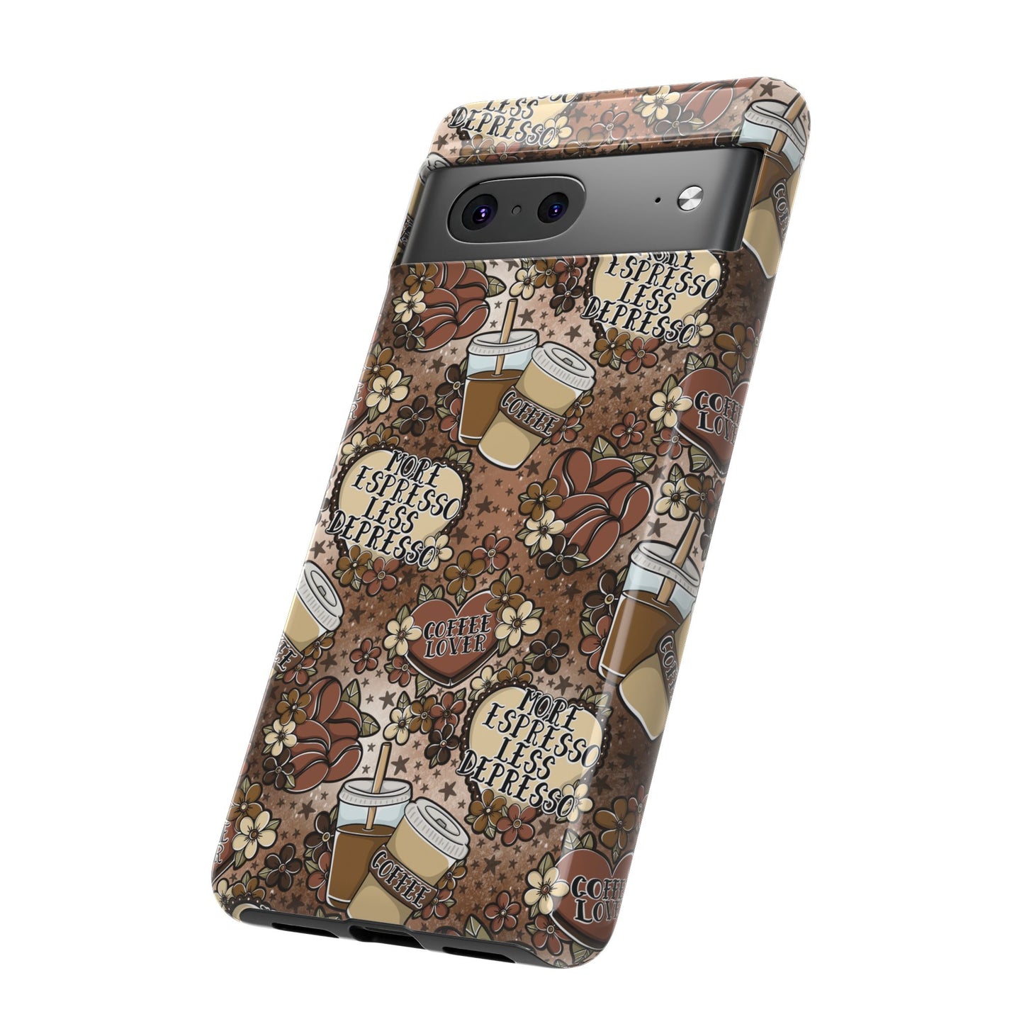 Coffee Lover Tough Phone Case | Shockproof | Samsung Case | Google Case | Iced Coffee