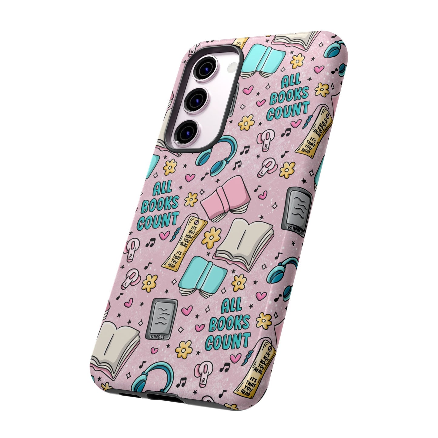 All Books Count Tough Phone Case | Shockproof | Samsung Case | Google Case | Bookish