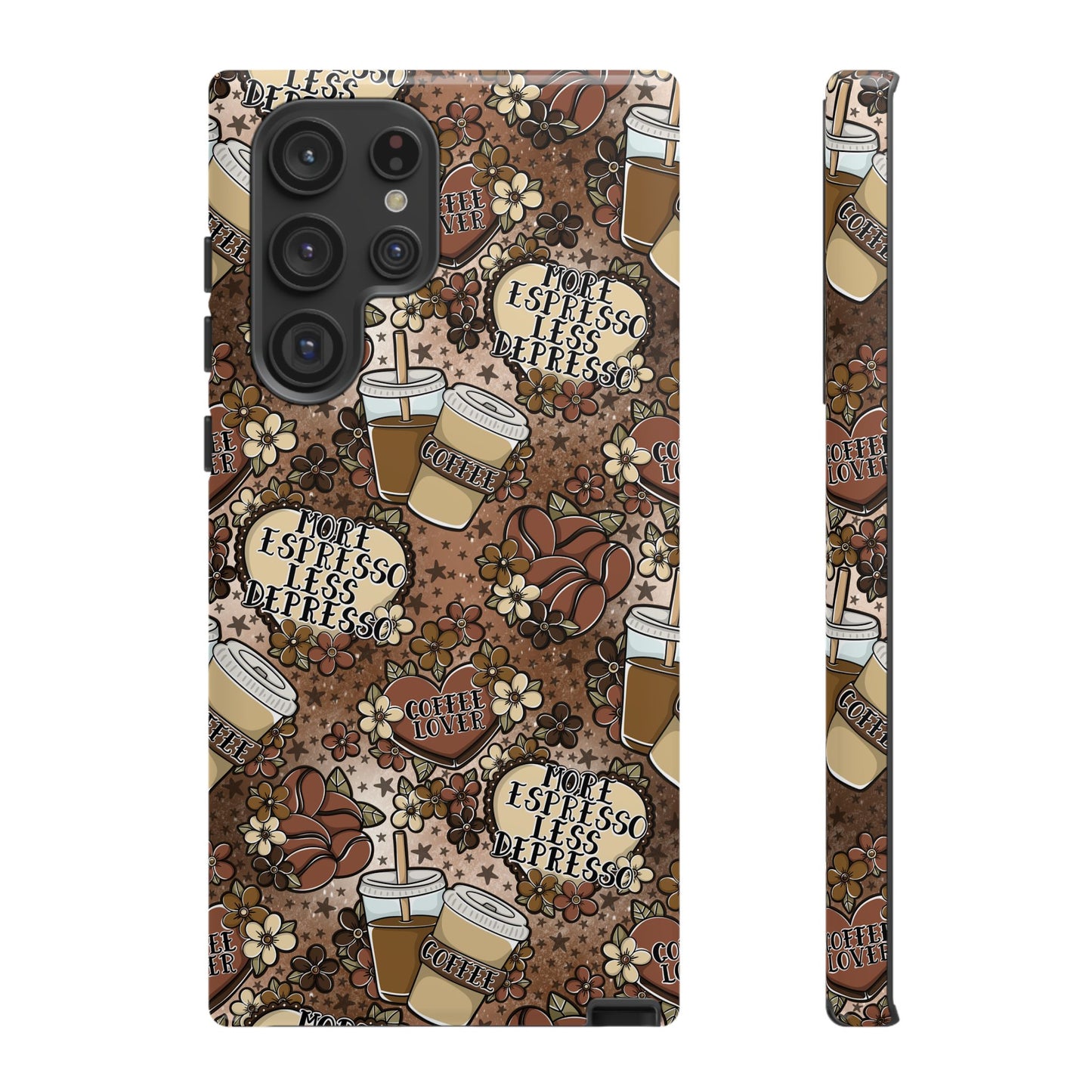 Coffee Lover Tough Phone Case | Shockproof | Samsung Case | Google Case | Iced Coffee