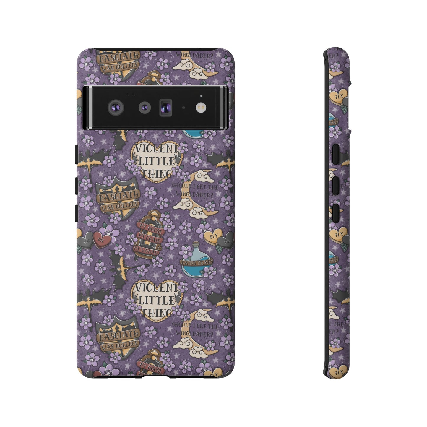Violent Little Thing Tough Phone Case | Shockproof | Samsung Case | Google Case | Bookish