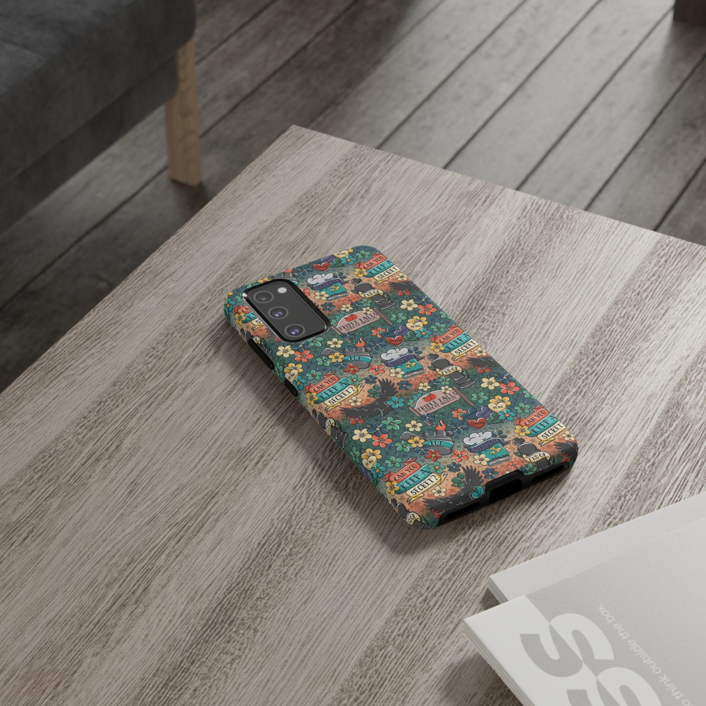 Triple Falls Tough Phone Case | Shockproof | Samsung Case | Google Case | Bookish