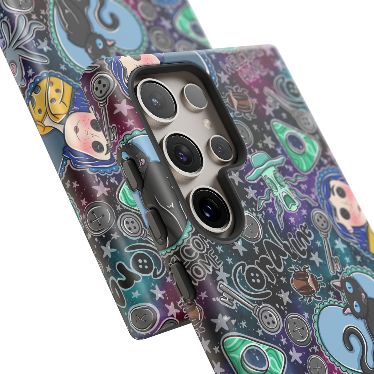 Button Girl Tough Phone Case | Shockproof | Samsung Case | Google Case |