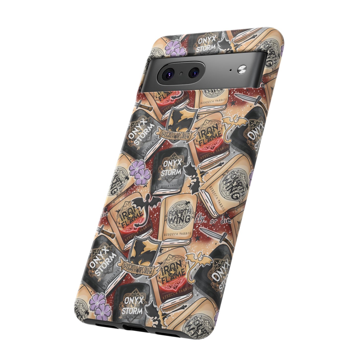 Fourth Wing Tough Phone Case | Shockproof | Samsung Case | Google Case | Bookish