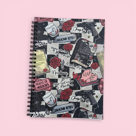 Haunting Adeline A5 Spiral Notebook