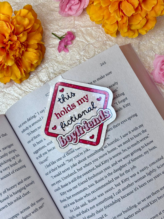 This Holds My Fictional Boyfriends Magnetic Bookmark