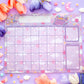 Pastel Academia Monthly Planner Pad