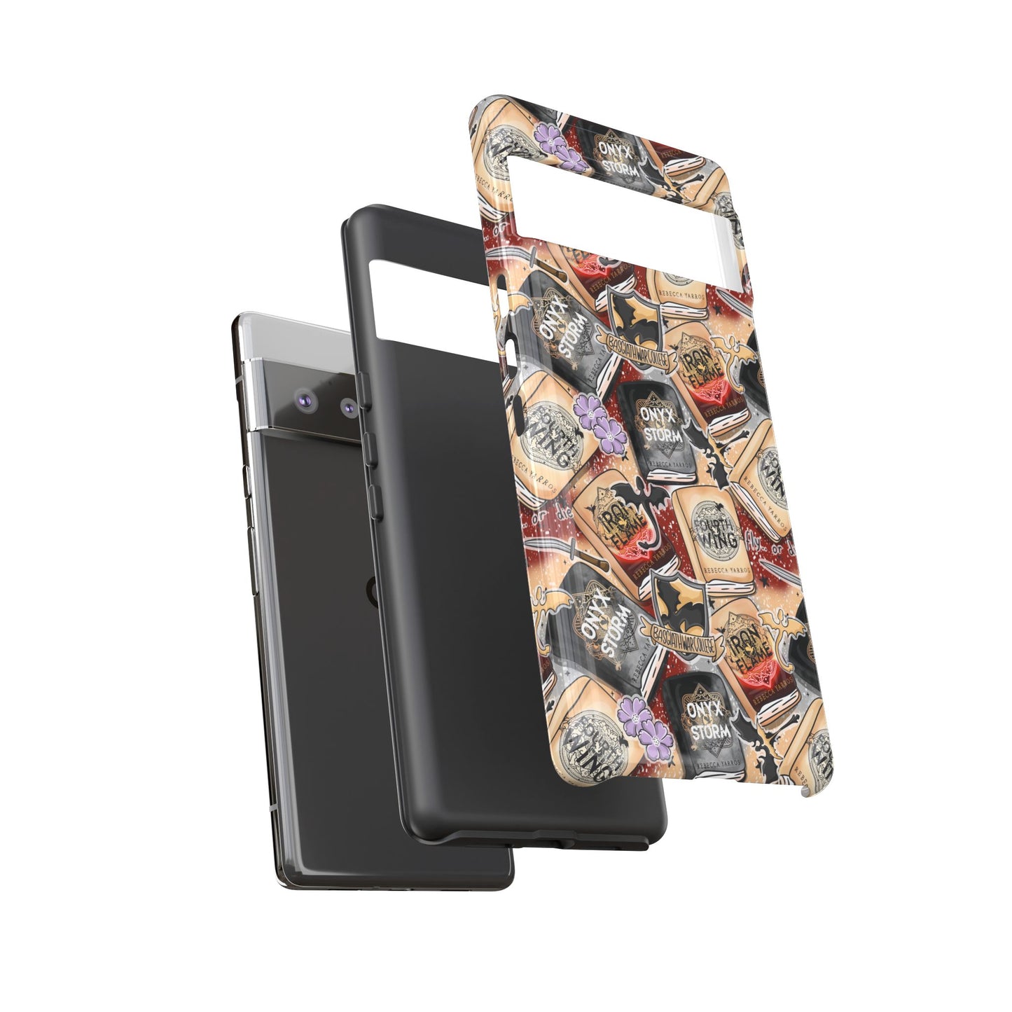 Fourth Wing Tough Phone Case | Shockproof | Samsung Case | Google Case | Bookish