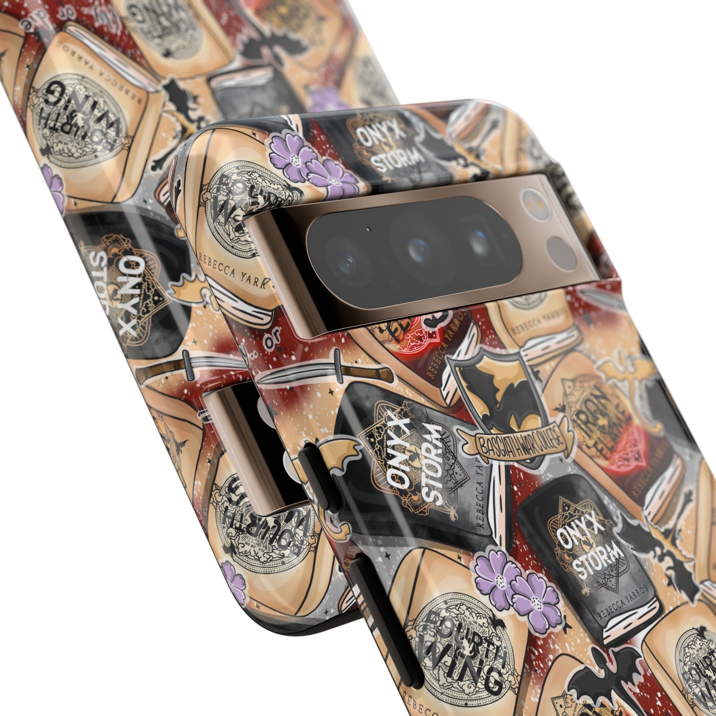 Fourth Wing Tough Phone Case | Shockproof | Samsung Case | Google Case | Bookish