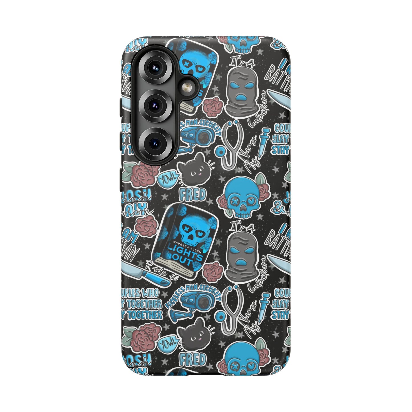 Lights Out Tough Phone Case | Shockproof | Samsung Case | Google Case | Bookish