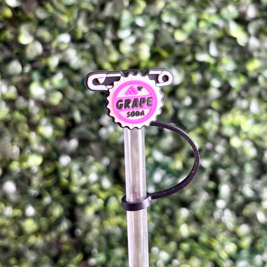 Grape Soda Straw Topper
