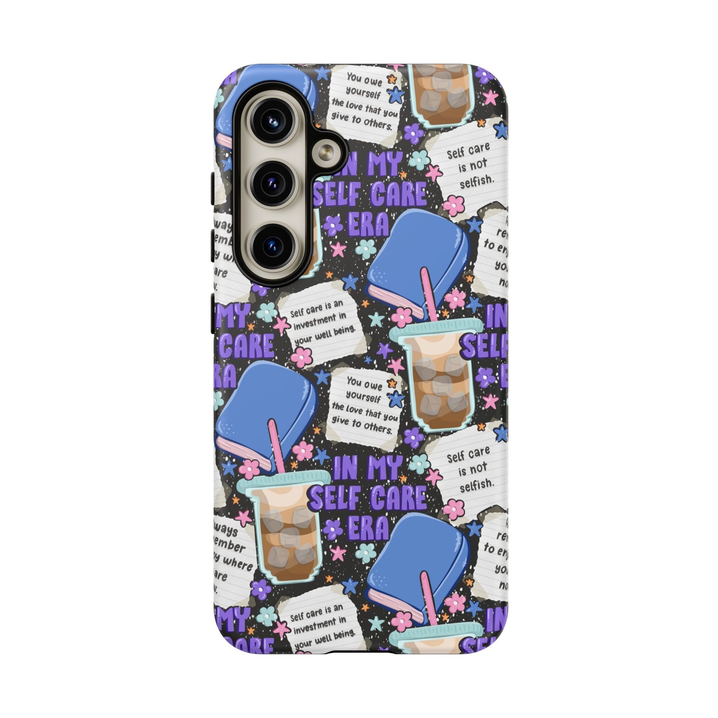 Self Care Tough Phone Case | Shockproof | Samsung Case | Google Case | Bookish