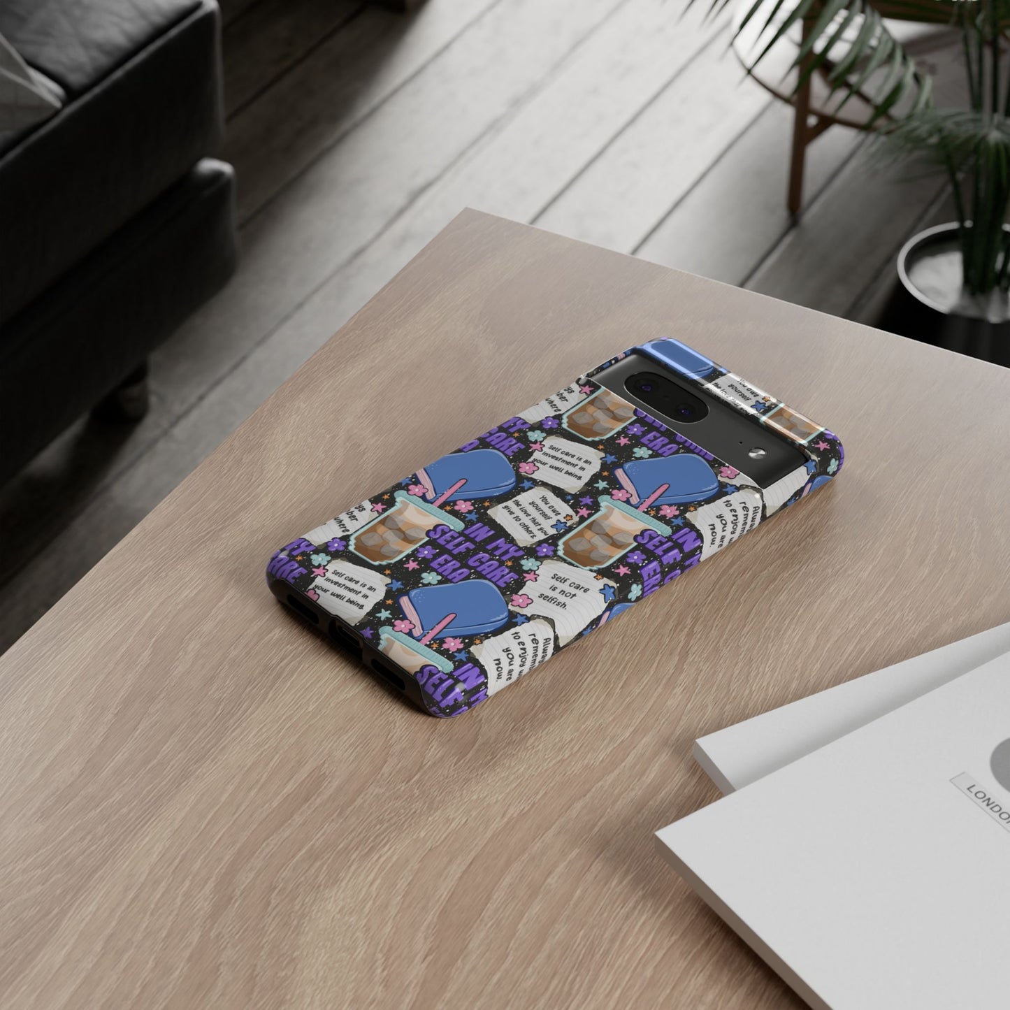 Self Care Tough Phone Case | Shockproof | Samsung Case | Google Case | Bookish