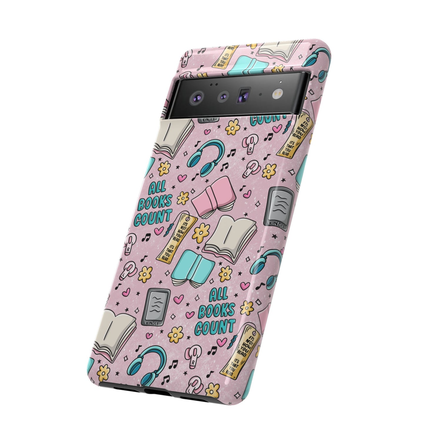 All Books Count Tough Phone Case | Shockproof | Samsung Case | Google Case | Bookish