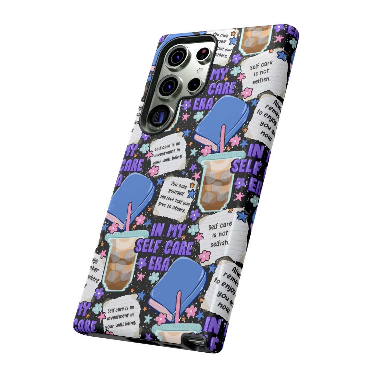 Self Care Tough Phone Case | Shockproof | Samsung Case | Google Case | Bookish