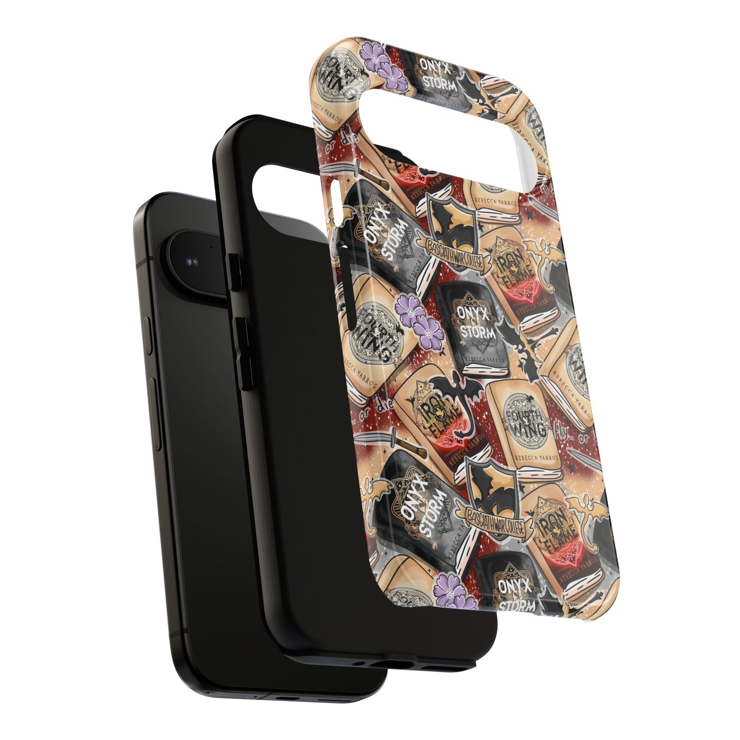 Fourth Wing Tough Phone Case | Shockproof | Samsung Case | Google Case | Bookish