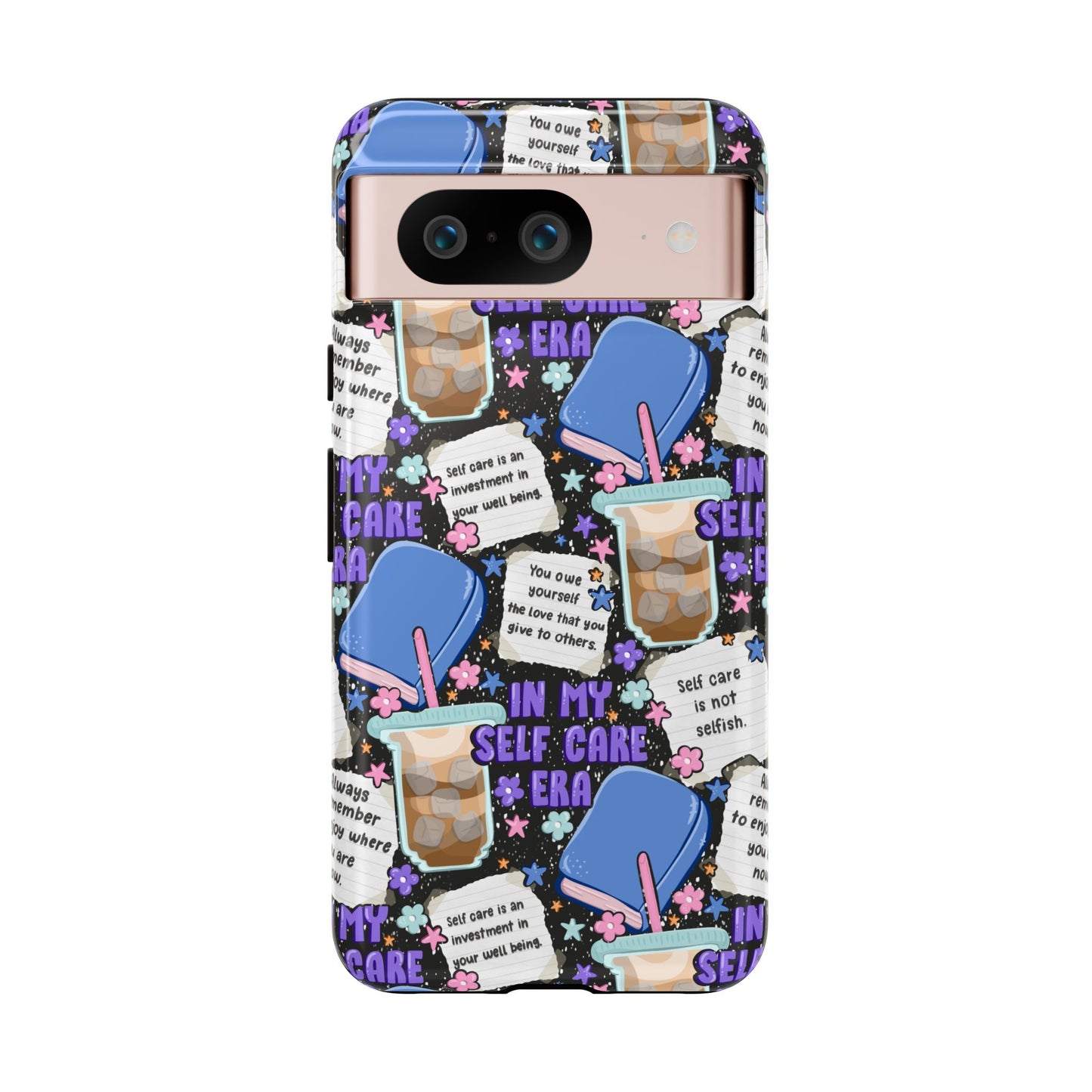 Self Care Tough Phone Case | Shockproof | Samsung Case | Google Case | Bookish