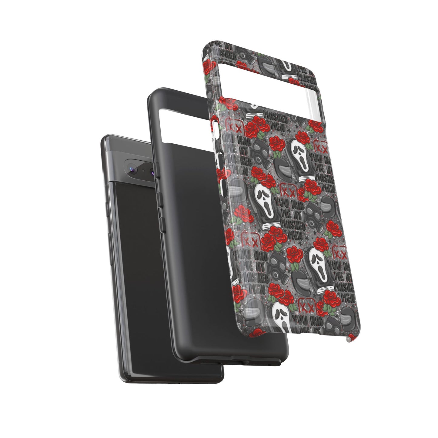 Masked Men Tough Phone Case | Shockproof | Samsung Case | Google Case | Bookish