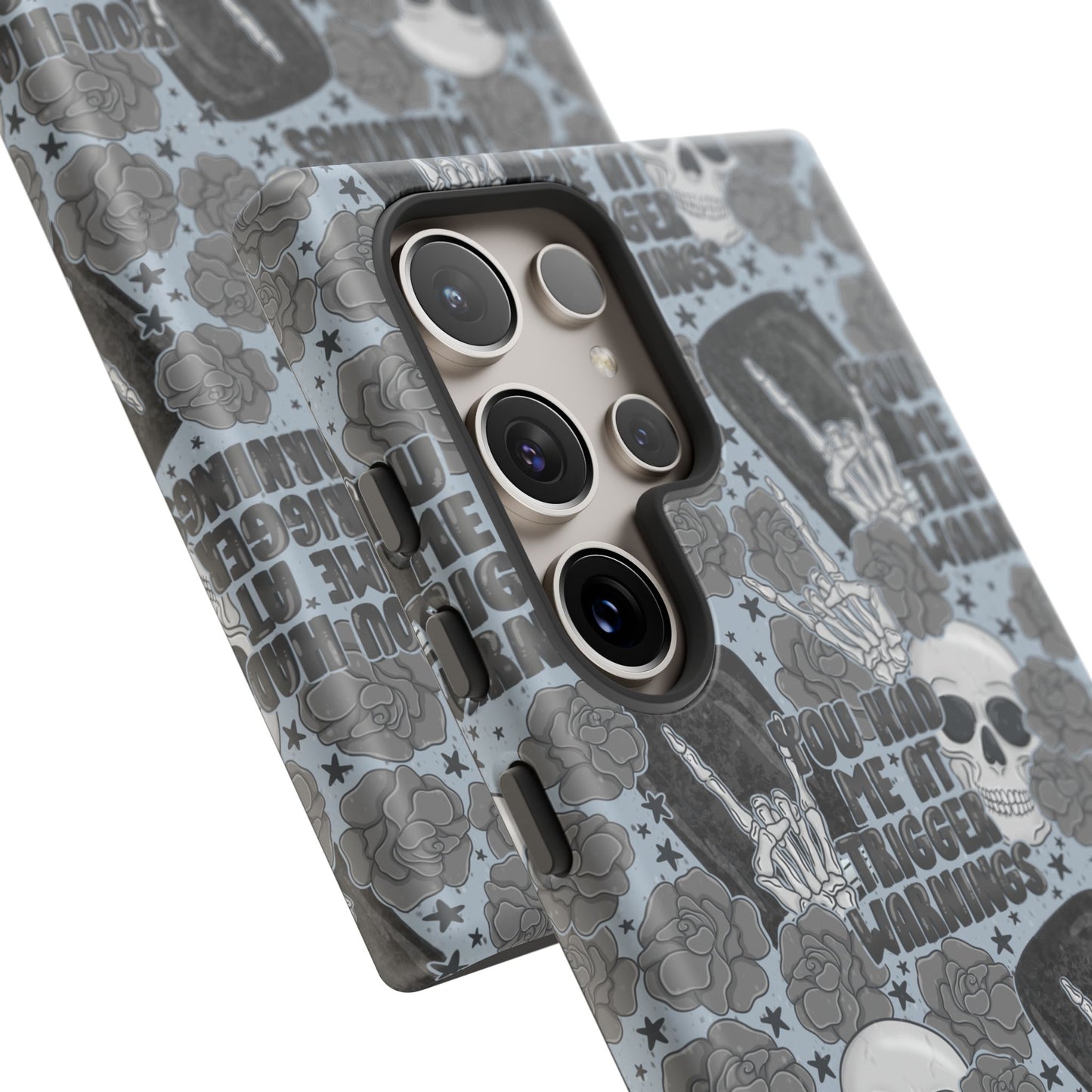 Trigger Warning Tough Phone Case | Shockproof | Samsung Case | Google Case | Bookish