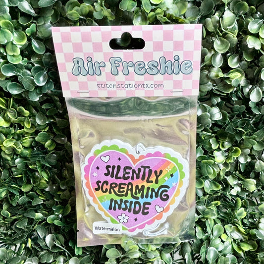 Silently Screaming Inside Air Freshie