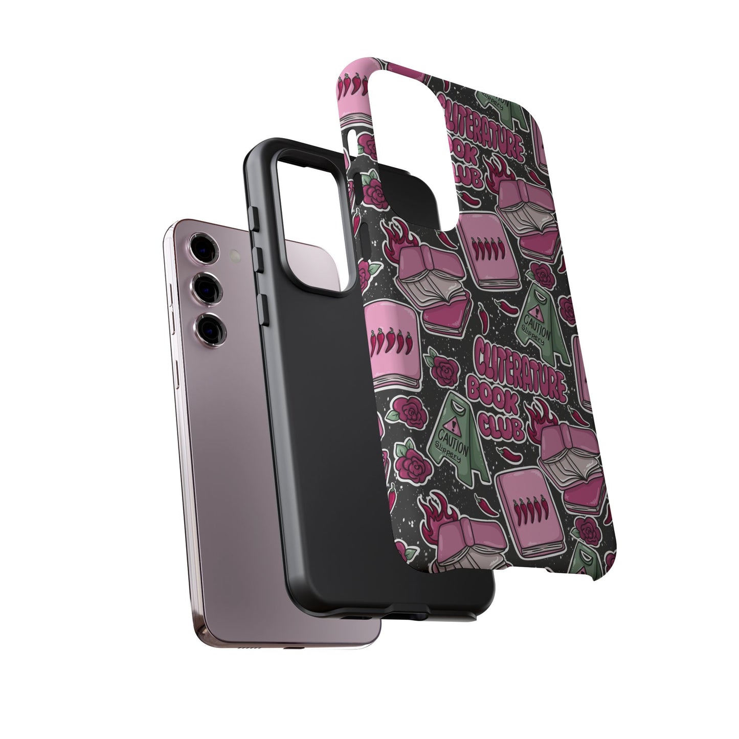 Cliterature Book Club Tough Phone Case | Shockproof | Samsung Case | Google Case | Bookish