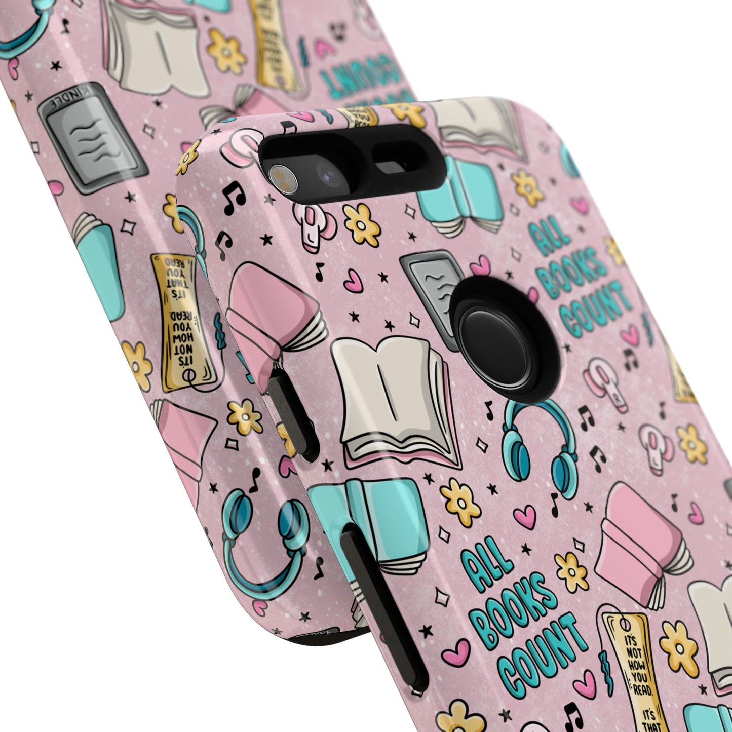 All Books Count Tough Phone Case | Shockproof | Samsung Case | Google Case | Bookish