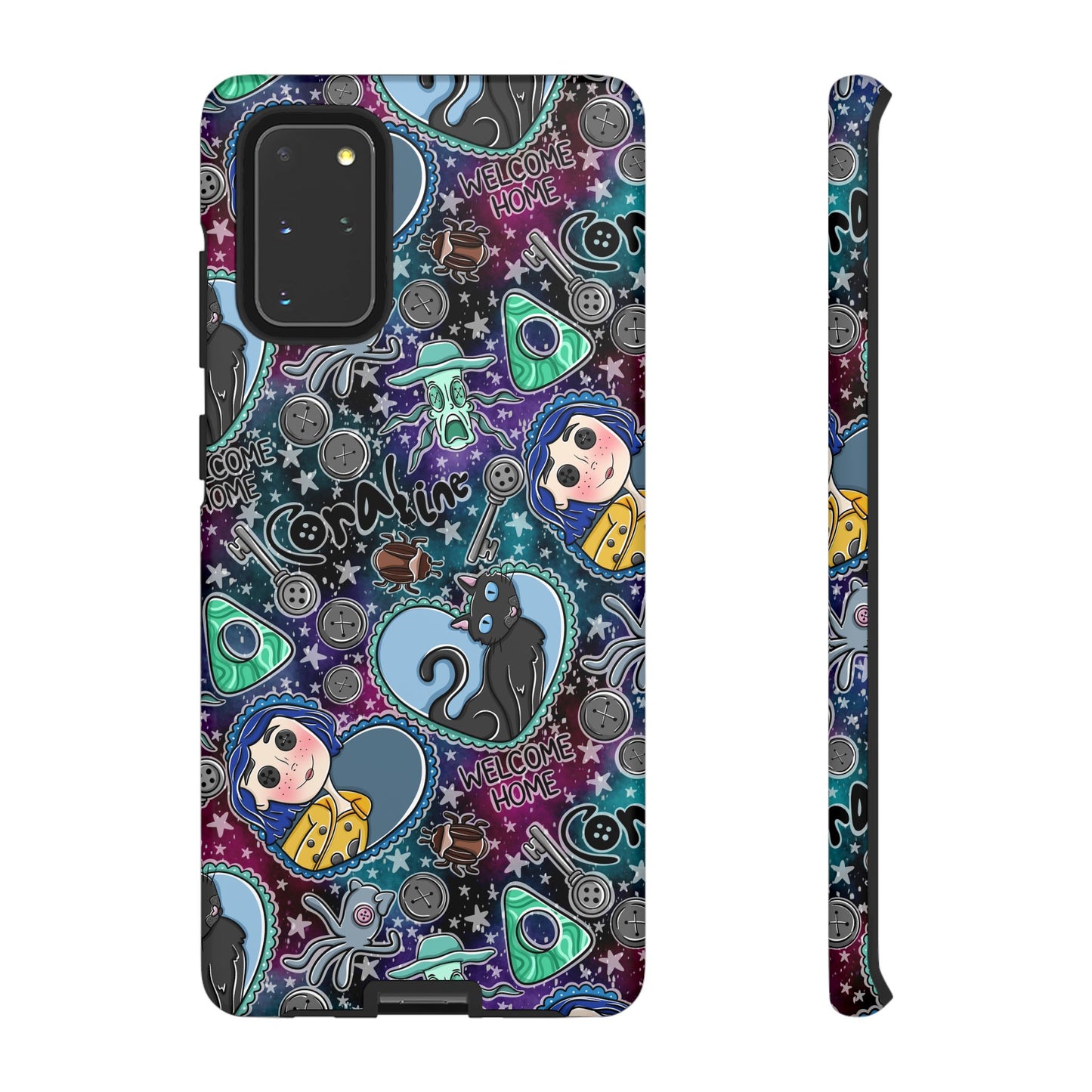 Button Girl Tough Phone Case | Shockproof | Samsung Case | Google Case |